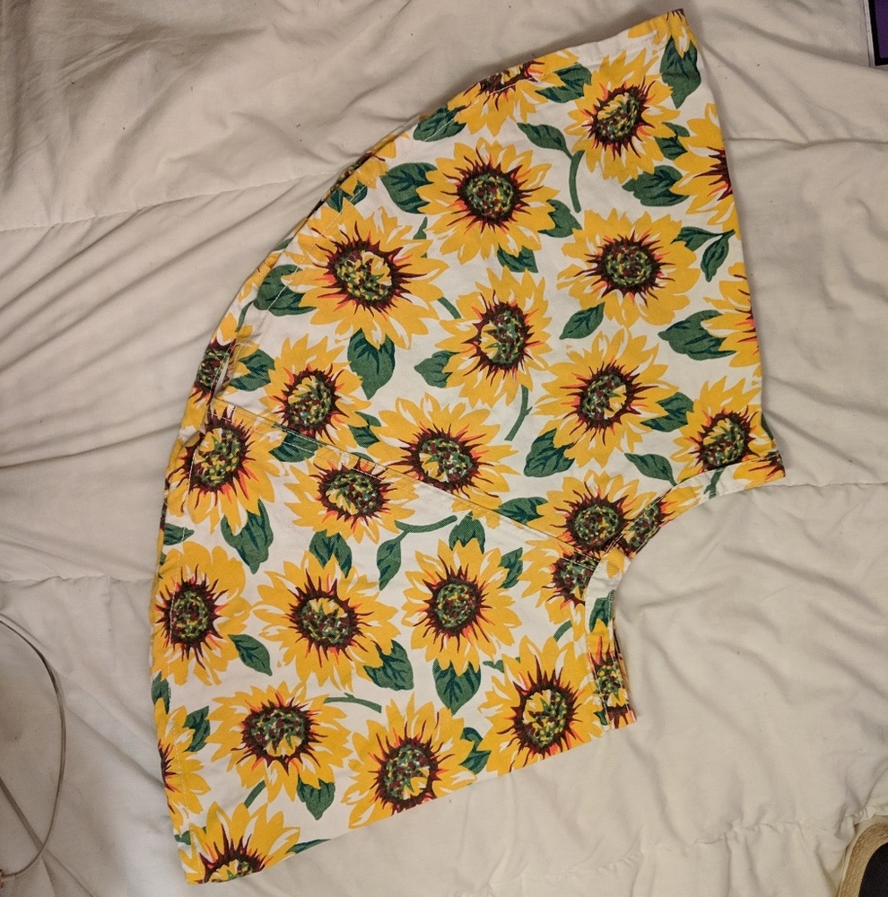 American Apparel Sunflower circle skirt